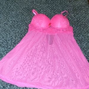Hot pink fashion nova lingerie
